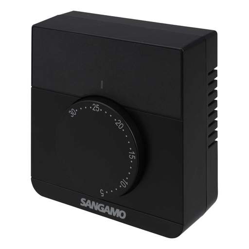 Sangamo Electronic Room Thermostat Black