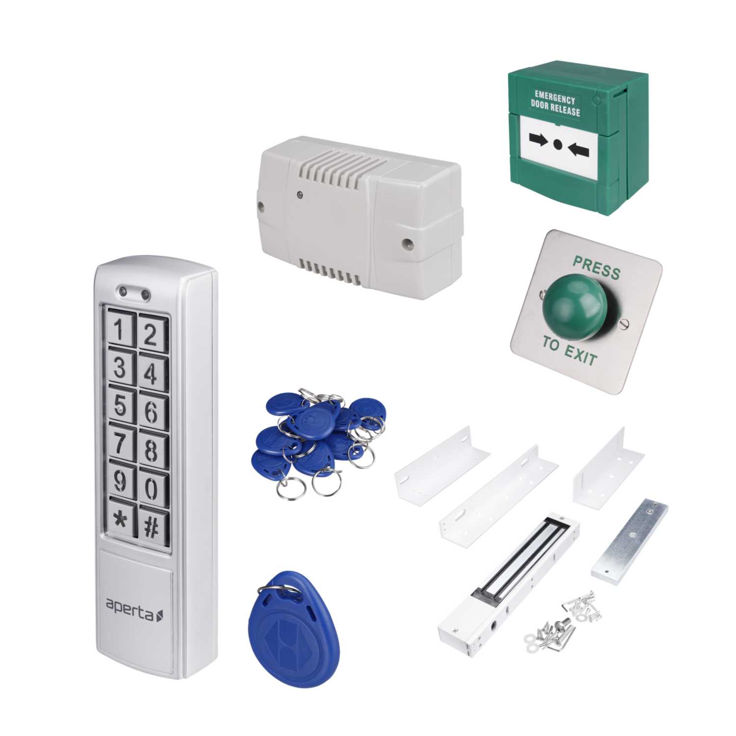 ESP Single Internal Door Proximity Keypad Kit with Mushroom Exit