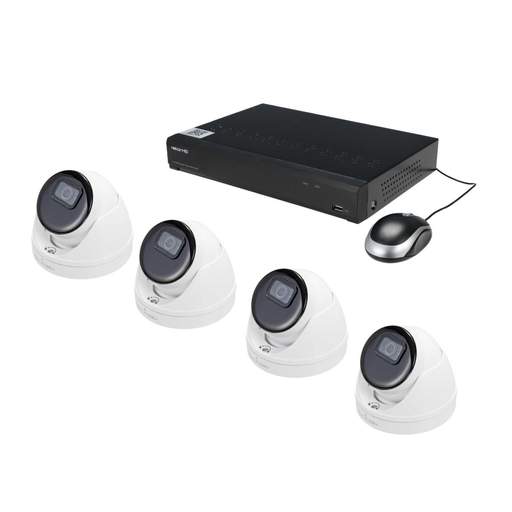 ESP 4 Channel 4 White Dome Camera 2MP HD 500GB CCTV Kit