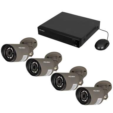 ESP 8 Channel 4 Graphite Bullet Camera 4MP Full HD 2TB CCTV Kit ...
