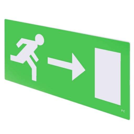Eterna Right Arrow Legend for EXIT3MLED and SEEXIT3ML Exit Boxes