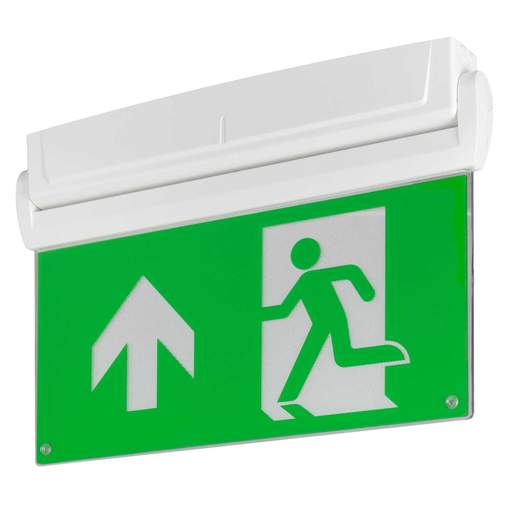 Eterna 2.8W LED Maintained Emergency Multi Fixing Exit Sign with ISO 7010 Up Arrow Legend