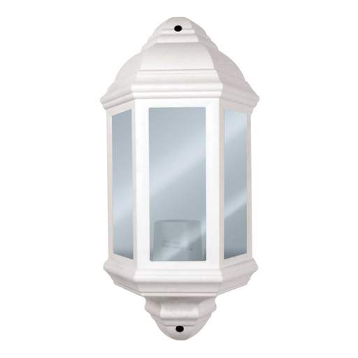 Eterna Half Lantern White IP44