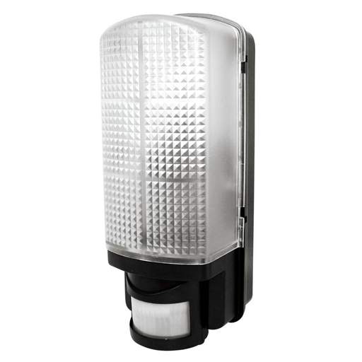 Eterna 60W External Bulkhead with 120° PIR IP44 Black