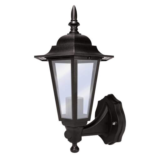 Eterna 60W Full Lantern with PIR Black