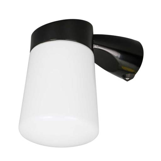 Eterna 9W LED Well Glass Fitting with PC Diffuser Black 2700K