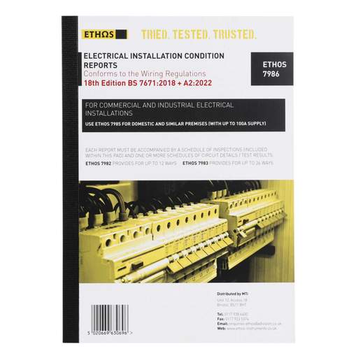 Ethos Electrical Installation Commercial and Industrial Condition Reports 18th Edition Amendment 2
