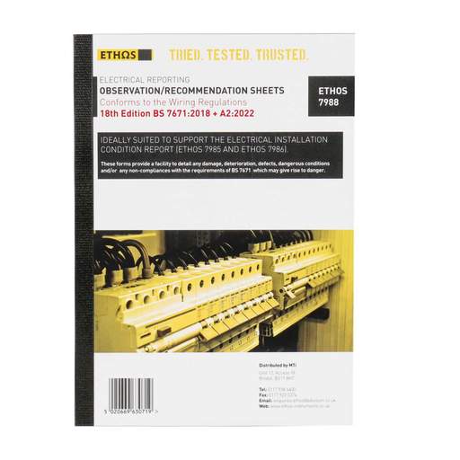 Ethos Electrical Observation/Recommendation Reports 18th Edition ...