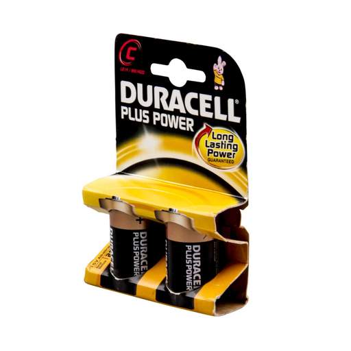 Duracell 1.5V C MN1400 Alkaline Battery (Pack of 2)