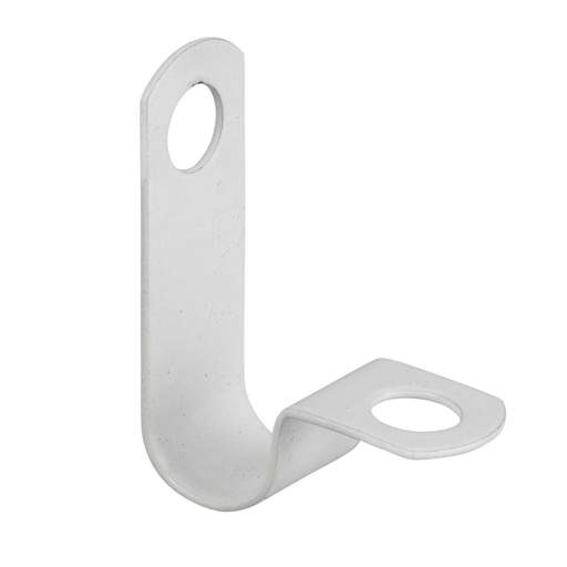 Zeroburn 8.1 - 8.4mm Single Cable P Clip White (Pack of 50)