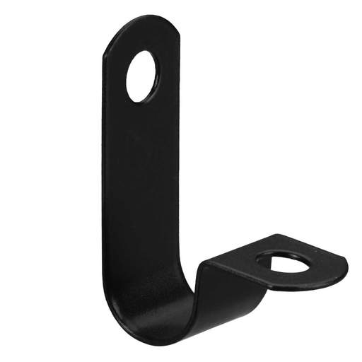 Zeroburn 10.3 - 11.3mm Single Cable P Clip Black (Pack of 50)