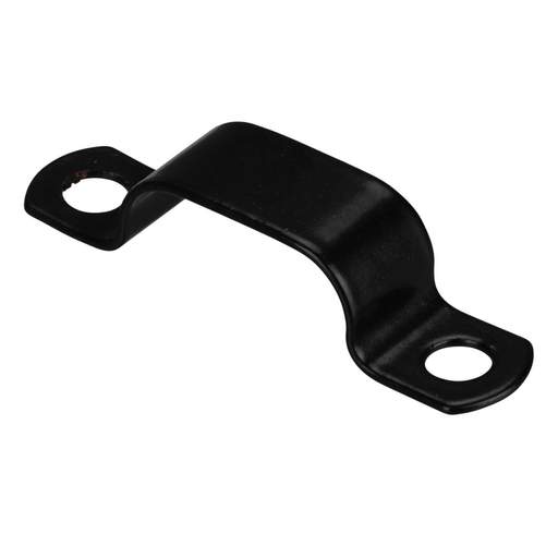 Zeroburn 6.8mm - 7.2mm Double Cable Fixing Saddle Black (Pack of 50)