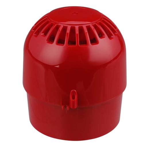 Klaxon Sonos Deep Base DC Sounder Red