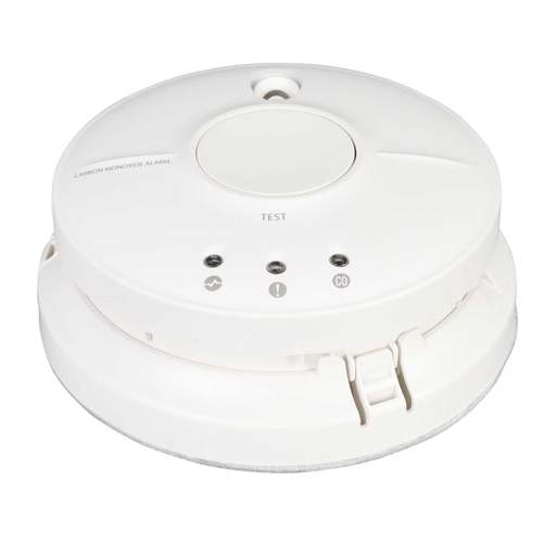 FireAngel 230V Mains Carbon Monoxide Alarm with Base and Backup Battery