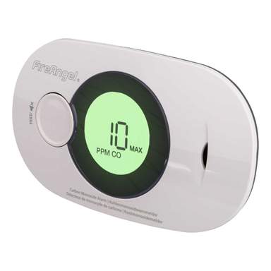 Carbon Monoxide Alarm with LCD Display and 10 Year Lithium Battery