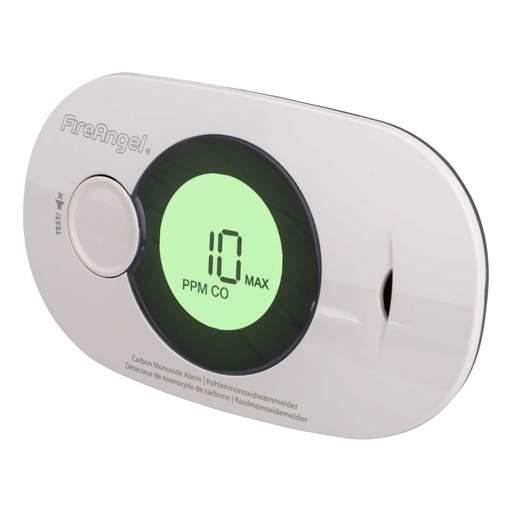 FireAngel Carbon Monoxide Alarm with LCD Display and 10 Year Lithium Battery