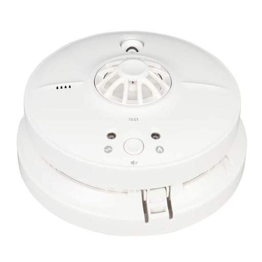 FireAngel 230V Mains Heat Alarm with Base and Backup Battery