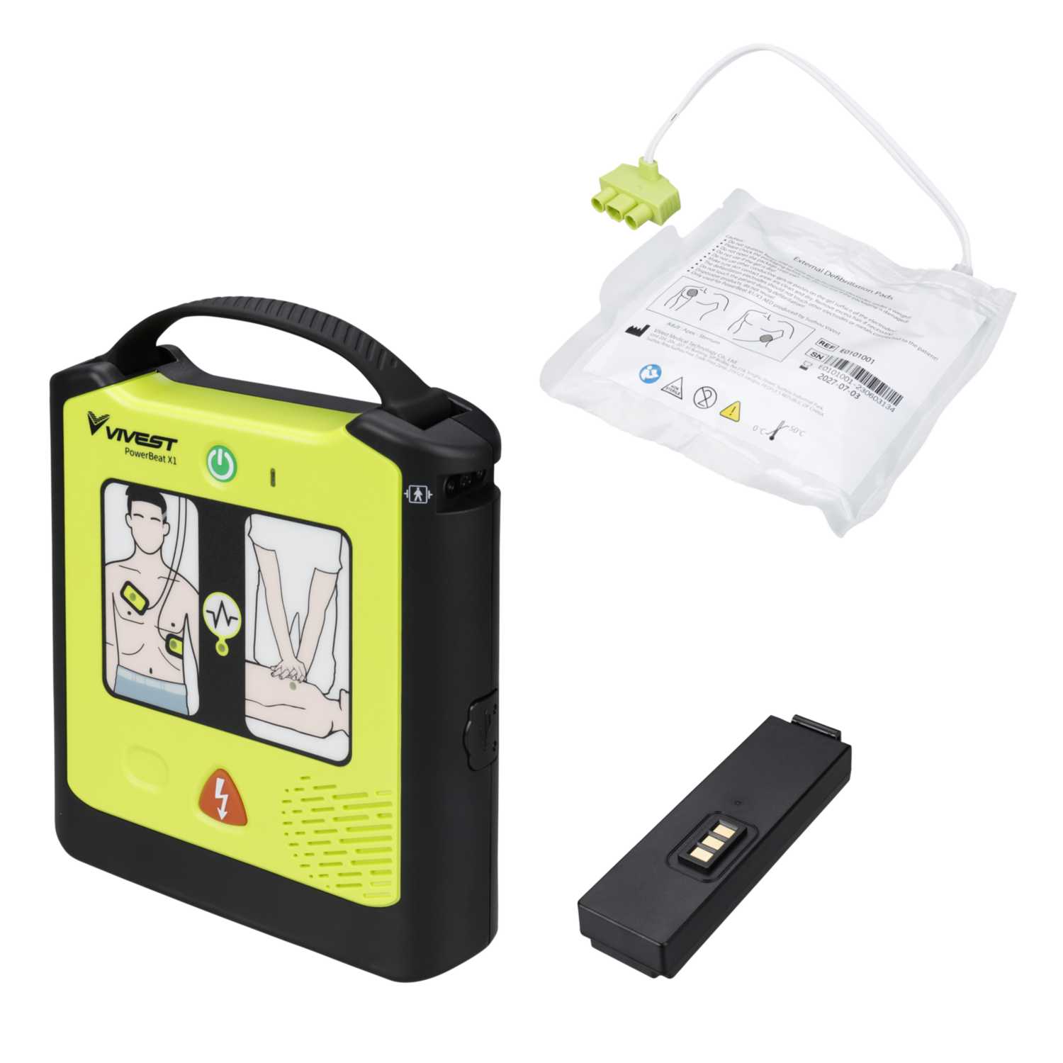 Firesafe PowerBeat AED X1 Semi Automatic Defibrillator (DEFIB) CEF