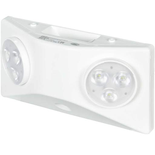 Lightsafe 3W LED Low Glare Non Maintained Emergency Twinspot with Self Test