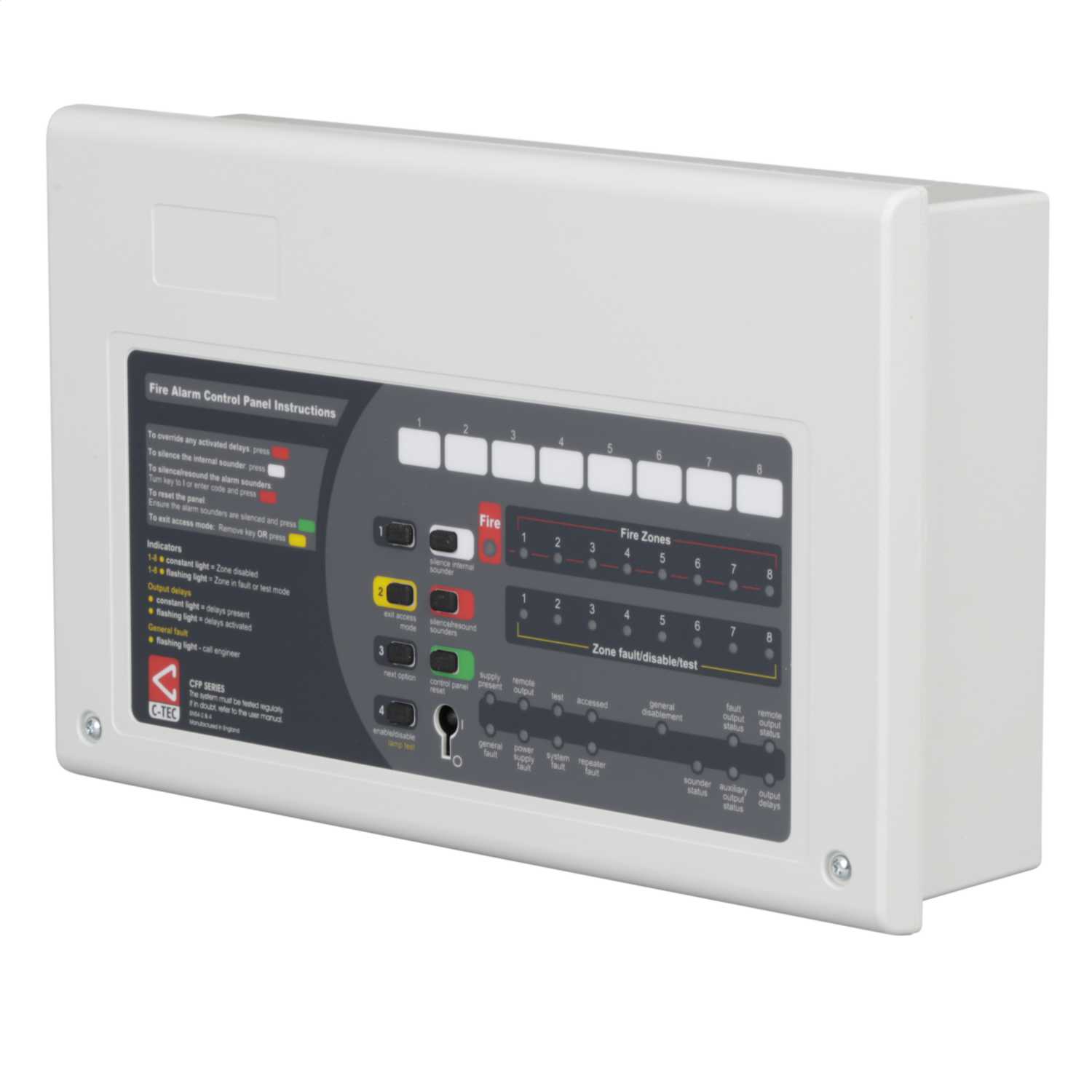 C-Tec 8 Zone Fire Panel Repeater (FCFP760) | CEF