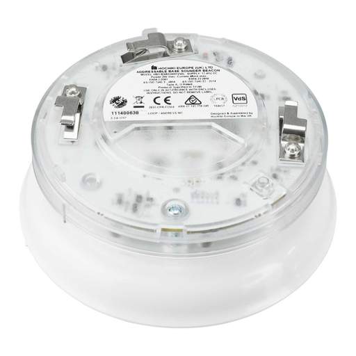 Hochiki ESP YBO-BSB2(WHT)/WL Addressable Base Sounder White Flash Beacon White