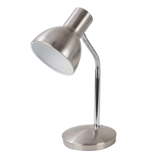 Firstlight 60W Harvard Table Lamp Brushed Steel