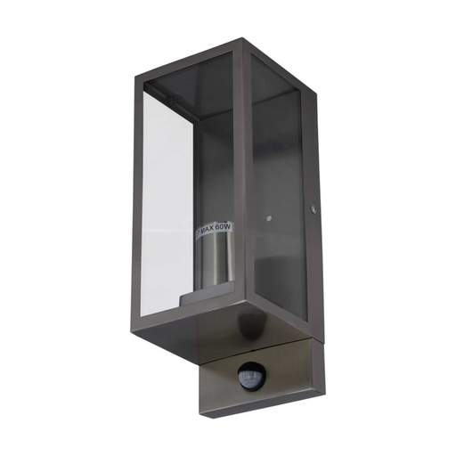 Firstlight Dallas ES Wall Light Stainless Steel with PIR