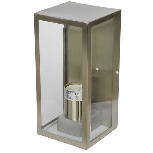 Firstlight Dallas 60W Wall Light Stainless Steel