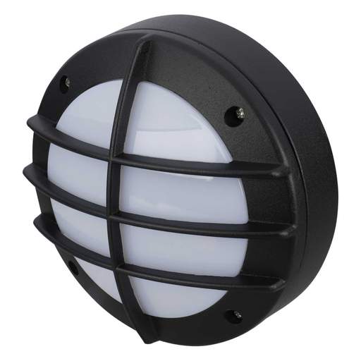 Firstlight Nova G9 Exterior Wall Light with Grille Black