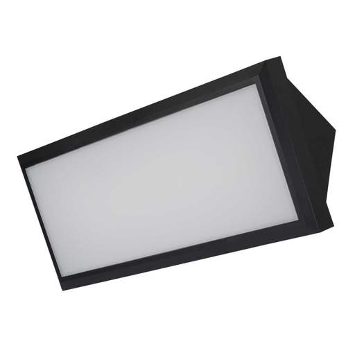 Firstlight Nitro 12W LED Resin Wall Light Black 3000K
