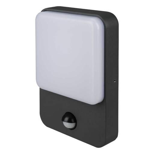 Firstlight Hero 8W LED Wall Light
 with PIR Graphite 3000K