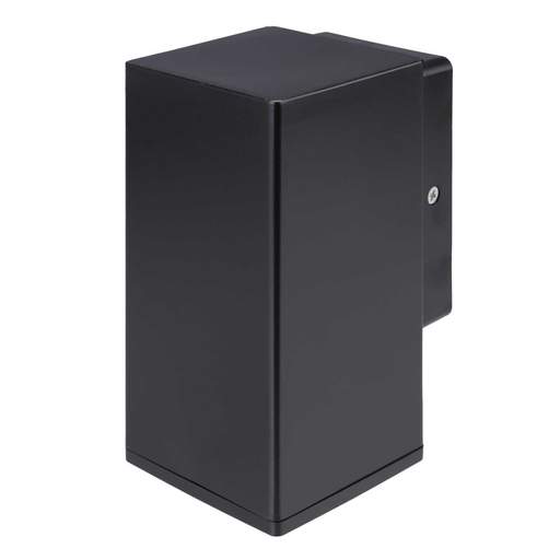 Firstlight Ranger GU10 Single Square Resin Wall Light Black