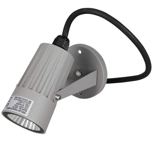 Firstlight 5W LED Wall and Spike Spot Silver 4000K