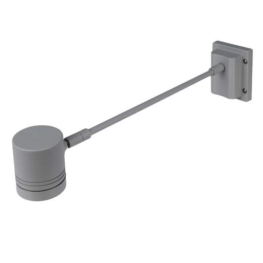 Firstlight Aero Outdoor Wall Spot Sign Light Aluminium