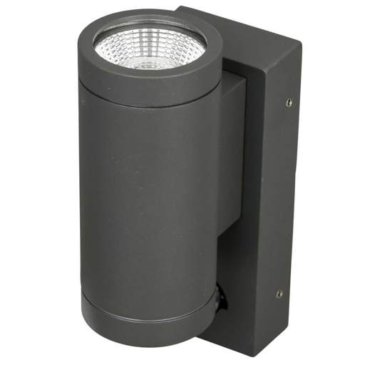 Firstlight Shelby 6W LED 2 Light Wall Light with PIR IP65 Graphite