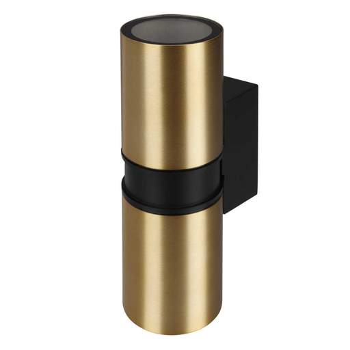 Firstlight Hampton GU10 Up / Down Wall Light Brushed Brass IP54