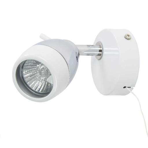 Firstlight Marine Single Spotlight White and Chrome