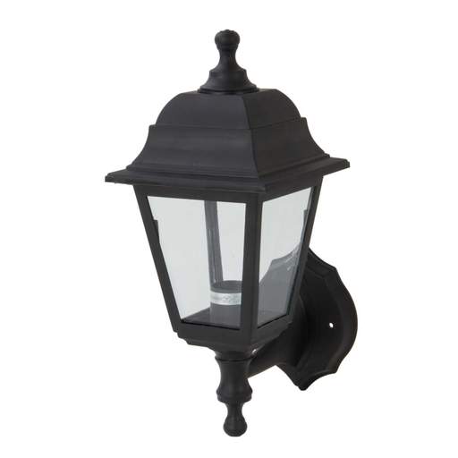 Firstlight Oslo 4 Panel Up or Downlight Outdoor Lantern Black