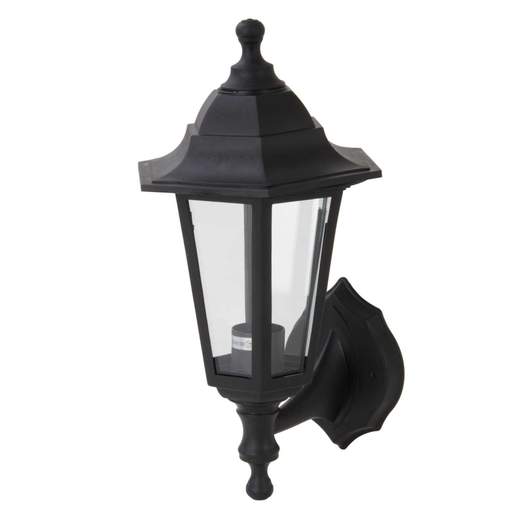 Firstlight Malmo 6 Panel Up or Downlight Outdoor Lantern Black