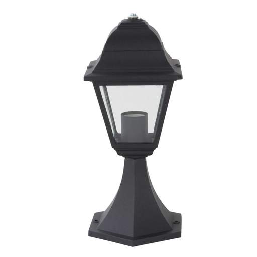 Firstlight 4 Pillar Outdoor Post Lantern Black