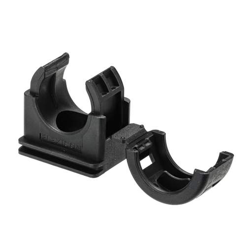 Flexicon FCL Series 20mm Flexible Conduit Clip Black (Pack of 10)