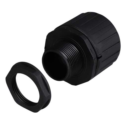 Flexicon FPA Range 28mm M25 Straight External Nylon Gland (Sold in 1's)