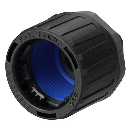 Flexicon FPAU Range 28mm M25 Straight External Nylon Gland (Sold in 1's)