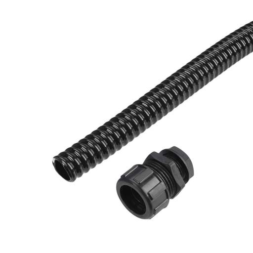 Flexicon FPC Range 20mm PVC Spiral Conduit Contractor Pack (10m Reel + 10 Glands)