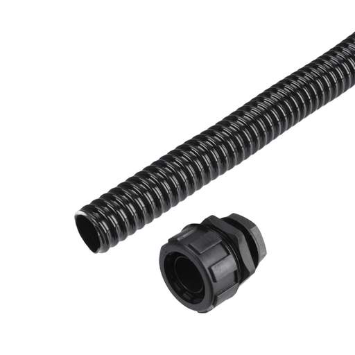 Flexicon FPC Range 25mm PVC Spiral Conduit Contractor Pack (10m Reel and 10 Glands)