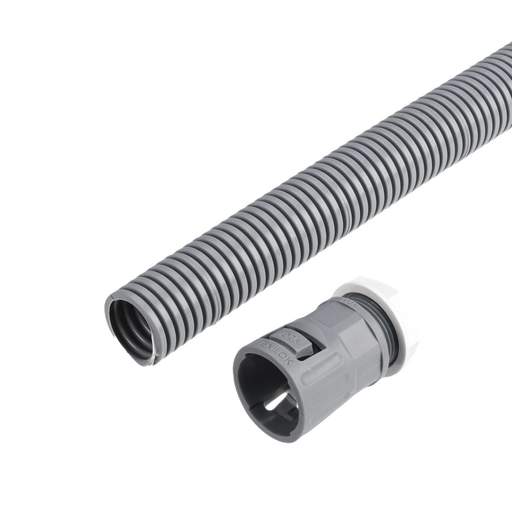Flexicon FPP 25mm Polypropylene Conduit Contractor Pack Grey (10m Reel and 10 Glands)