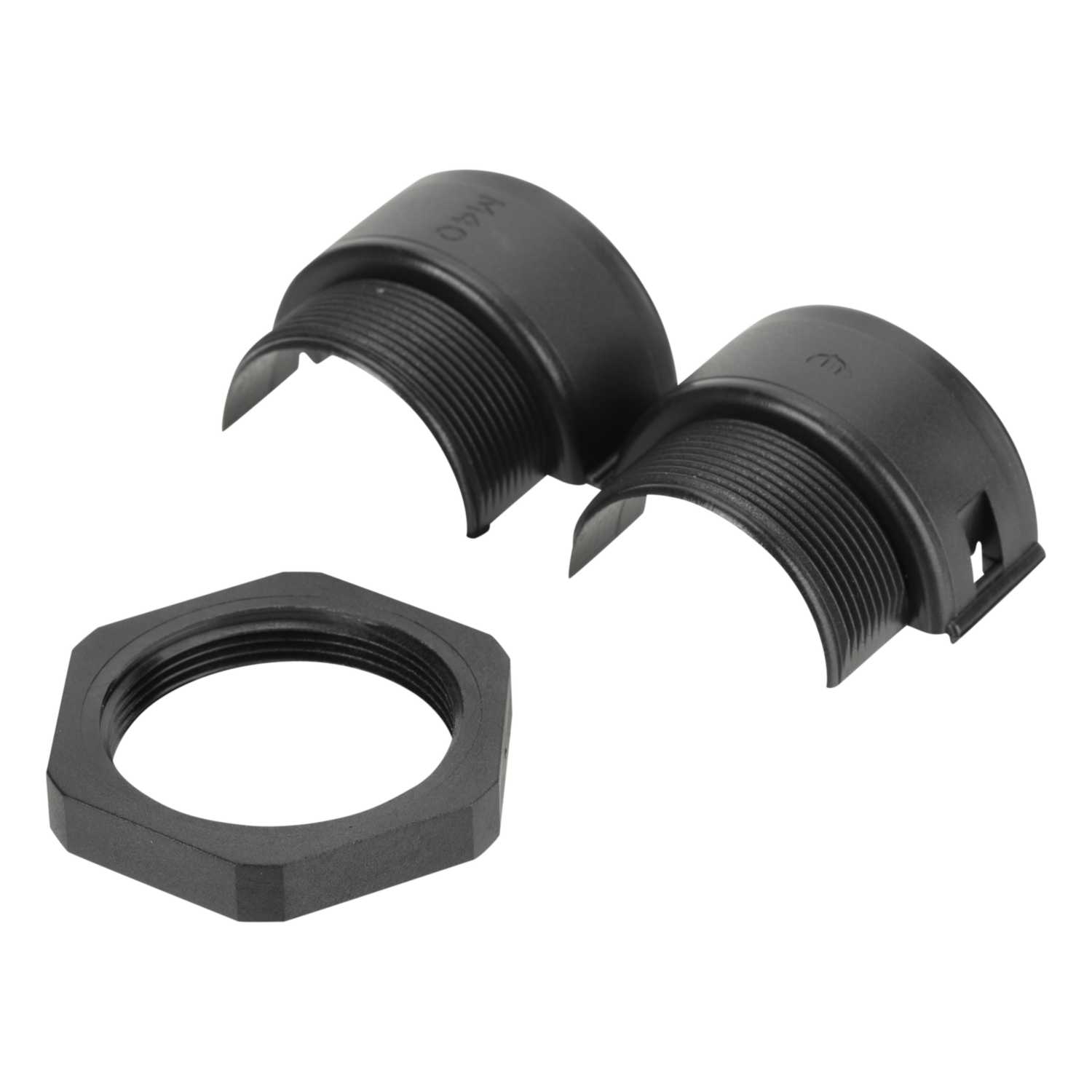 Atkore Koreflex 40mm Hinged Flexible Conduit Gland With Locknut Black