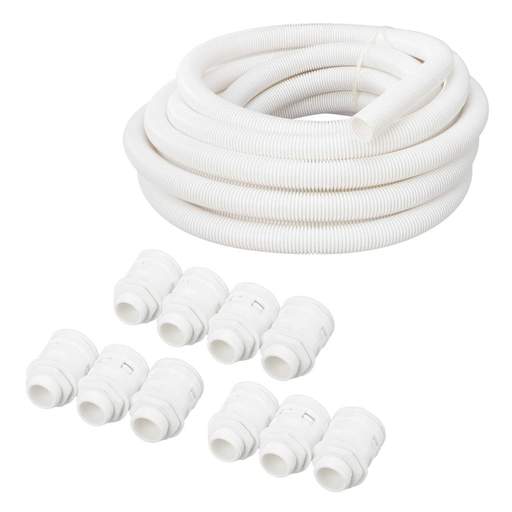 Atkore Koreflex 25mm Conduit Contractor Pack White (10m Reel and 10 Glands)