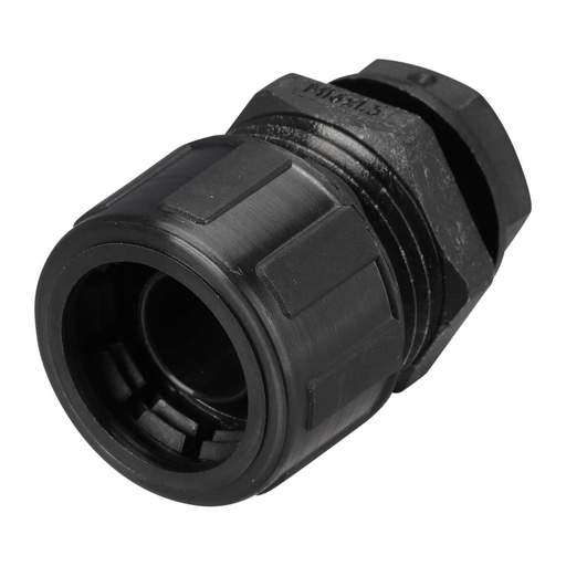 Atkore Koreflex 16mm Male Straight Flexible Nylon Conduit Gland Black