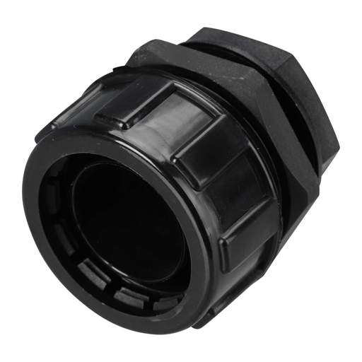 Atkore Koreflex 32mm Male Straight Flexible Nylon Conduit Gland Black (Sold in 1's)